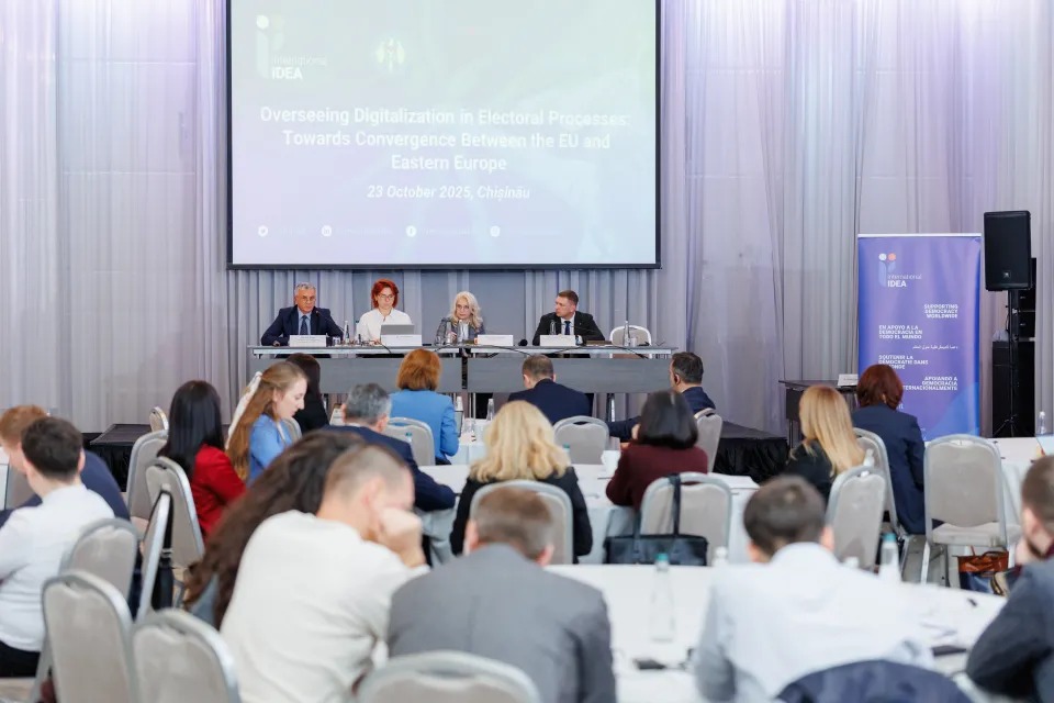 Photo from the second session of the conference 